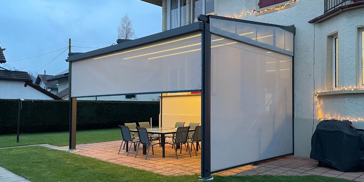 Perea 70 Stoff-Pergola